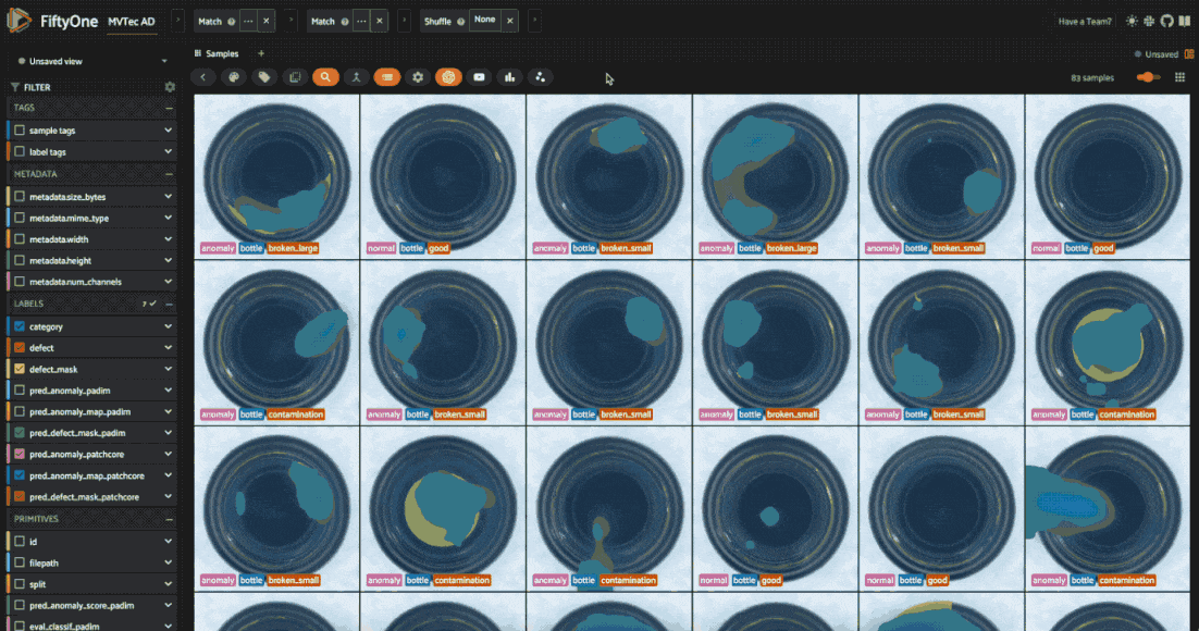 Anomaly Detection with FiftyOne and Anomalib — FiftyOne 0.24.1 ...