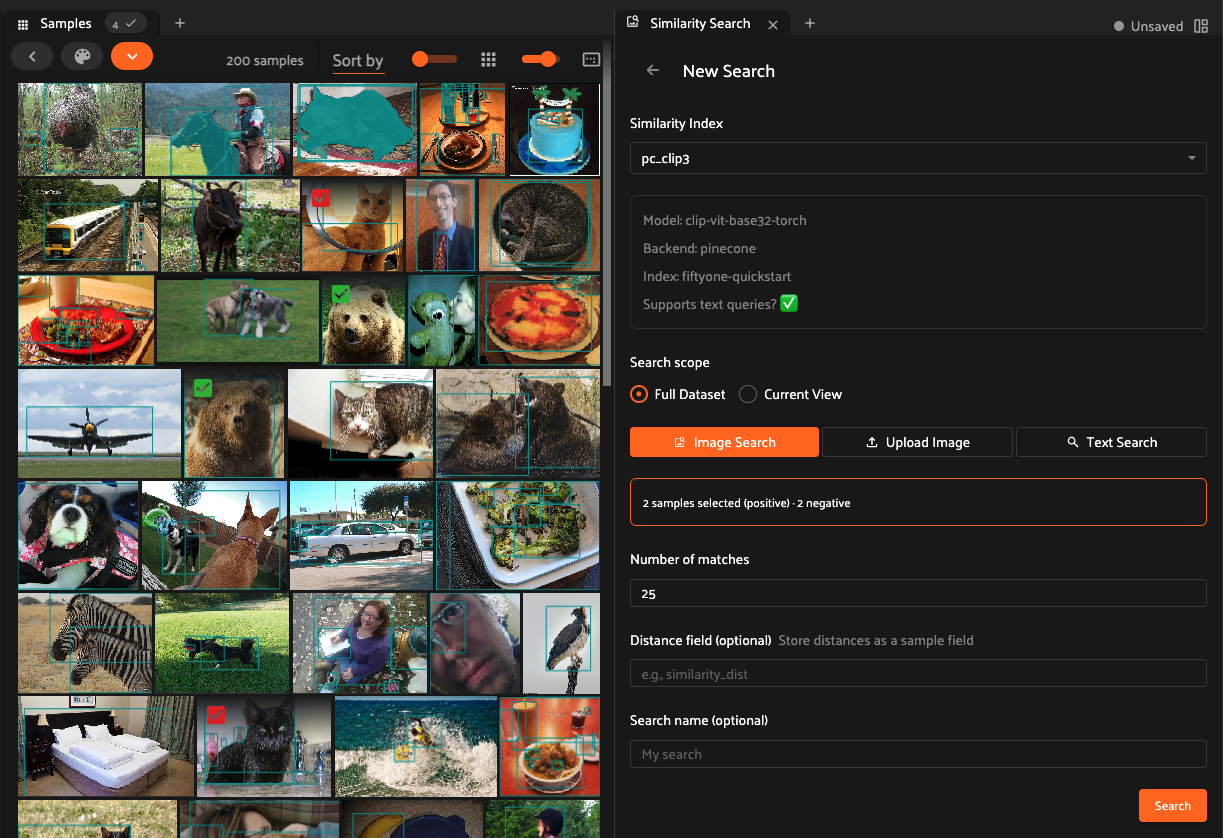 similarity-panel-new-search-positive-negative