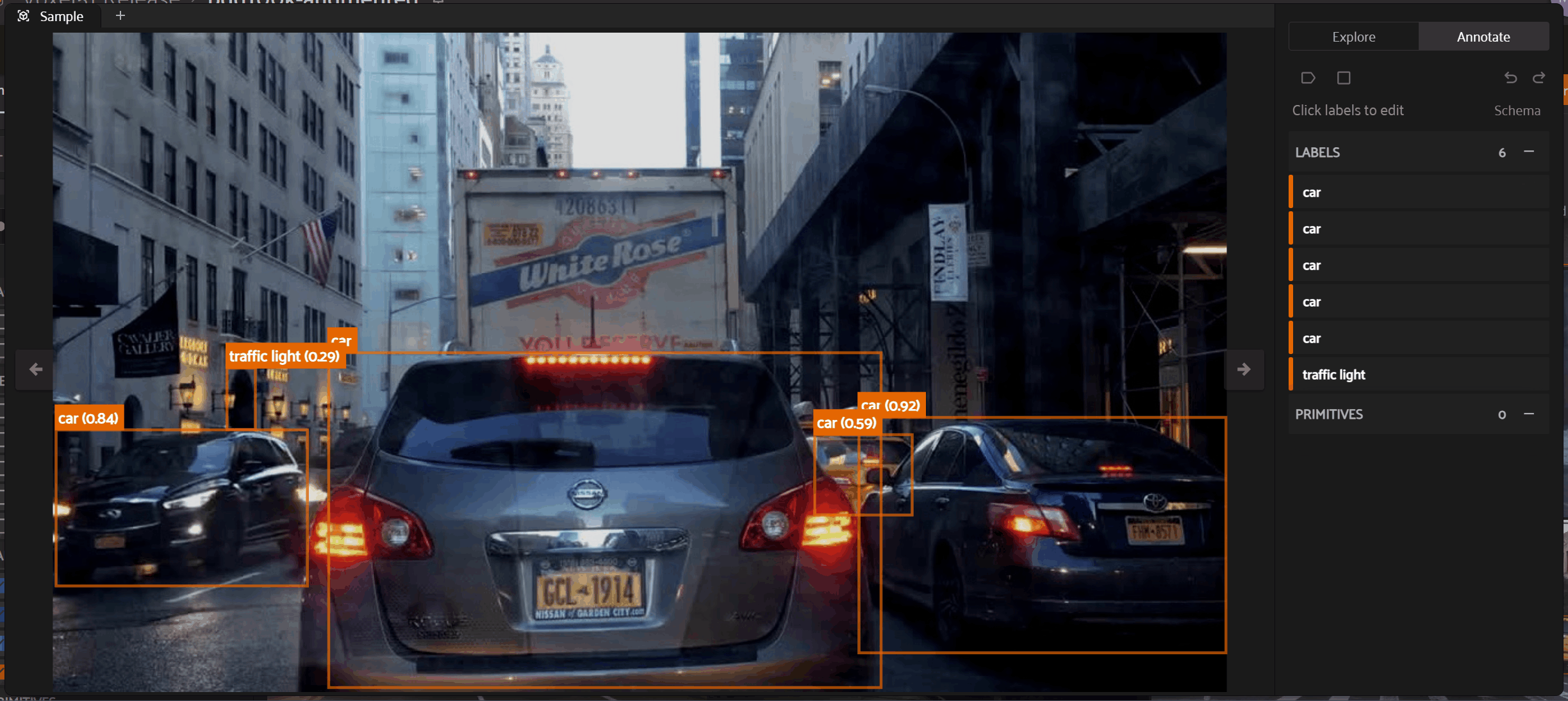 Right sidebar editor