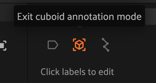 3D cuboid toolbar