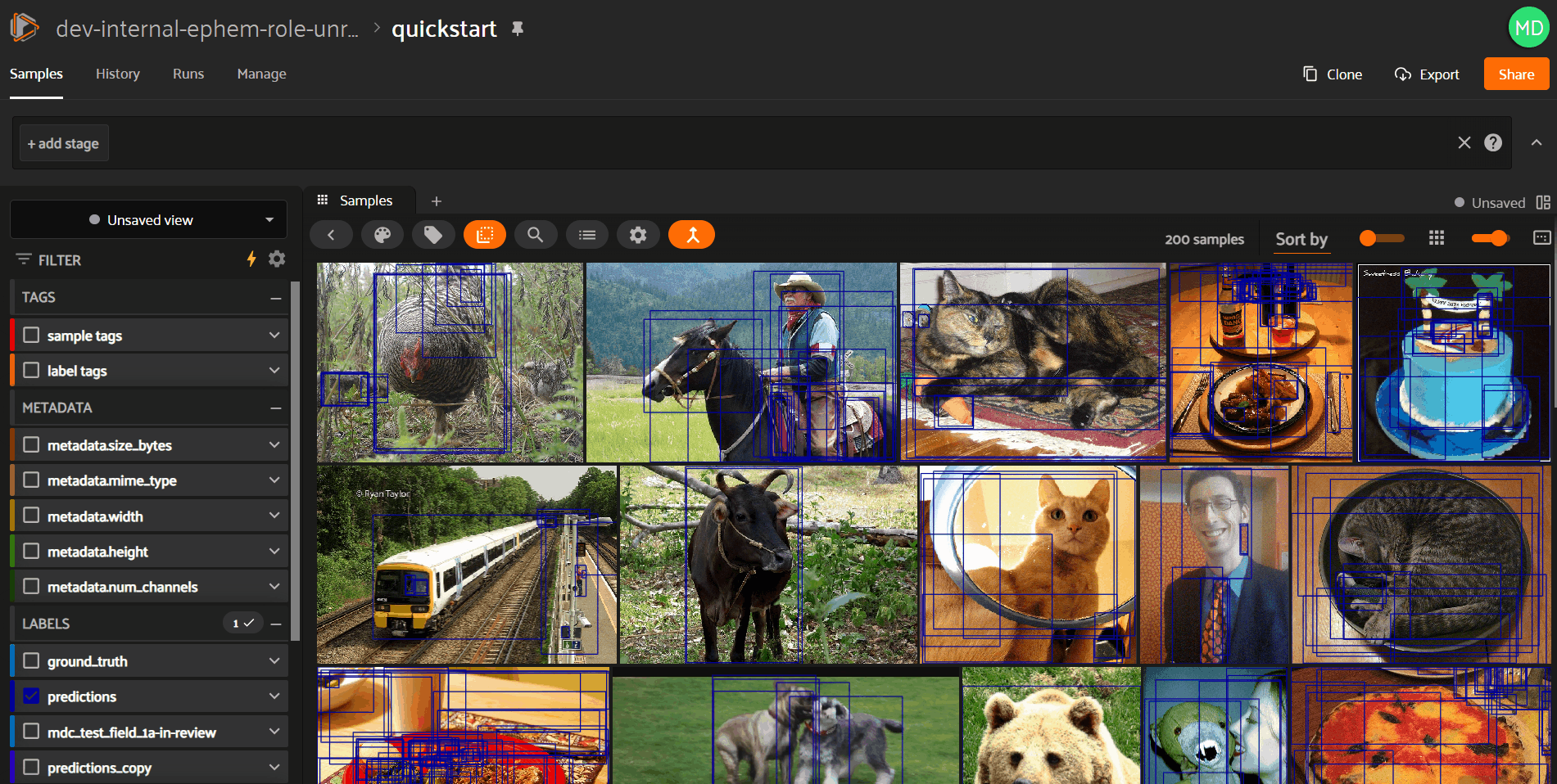 Annotate tab location