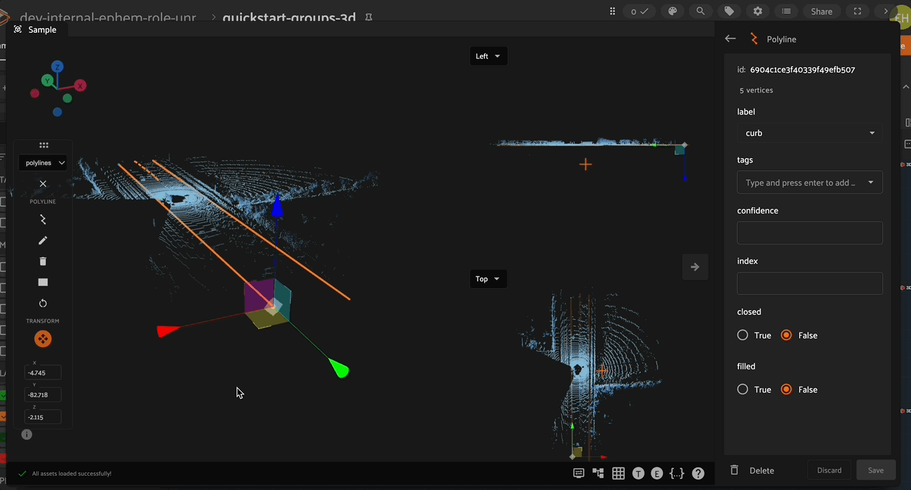 Vertex manipulation controls