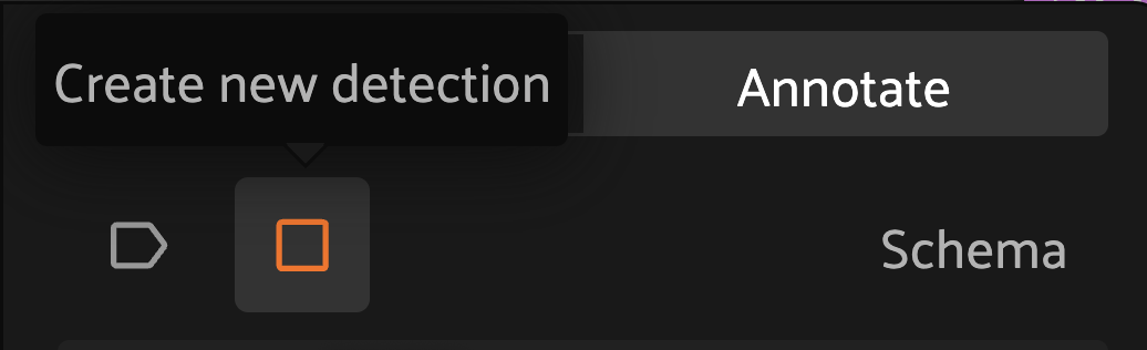 Create detection icon