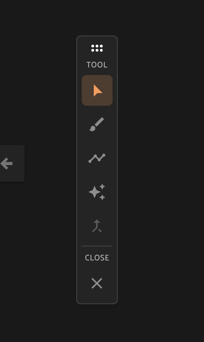 Mask annotation toolbar
