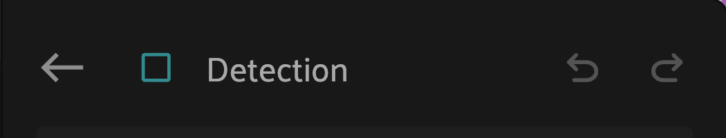 Undo/Redo buttons